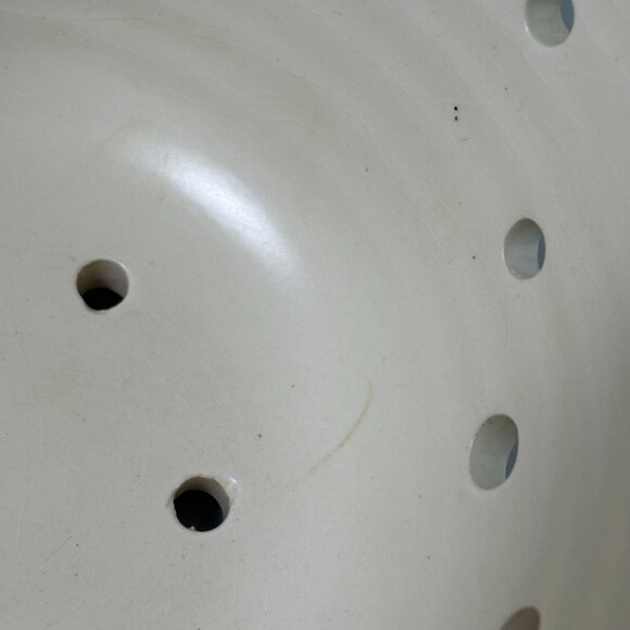 Strawberry Blueberry Fruit Flower Ceramic Colander with Tray Cottage Farmhouse - Picture 9 of 11